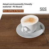 PHI VILLA Farmhouse Coffee Bar Cabinet - Sliding Barn Door Kitchen Sideboard Buffet Storage Cabinet PHI VILLA