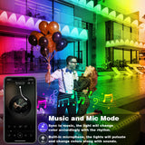 FBZ 150FT Permanent Outdoor RGB Lights - IP67 Waterproof with Smart App Control Remote,DIY Scene Modes, Music Synchronization,Eaves Lights for Garden Decor,Deck,Christmas FBZ