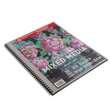 Black Mixed Media Pad by Artist's Loft™ 125lb/210gsm, 20 Sheets Artist's Loft