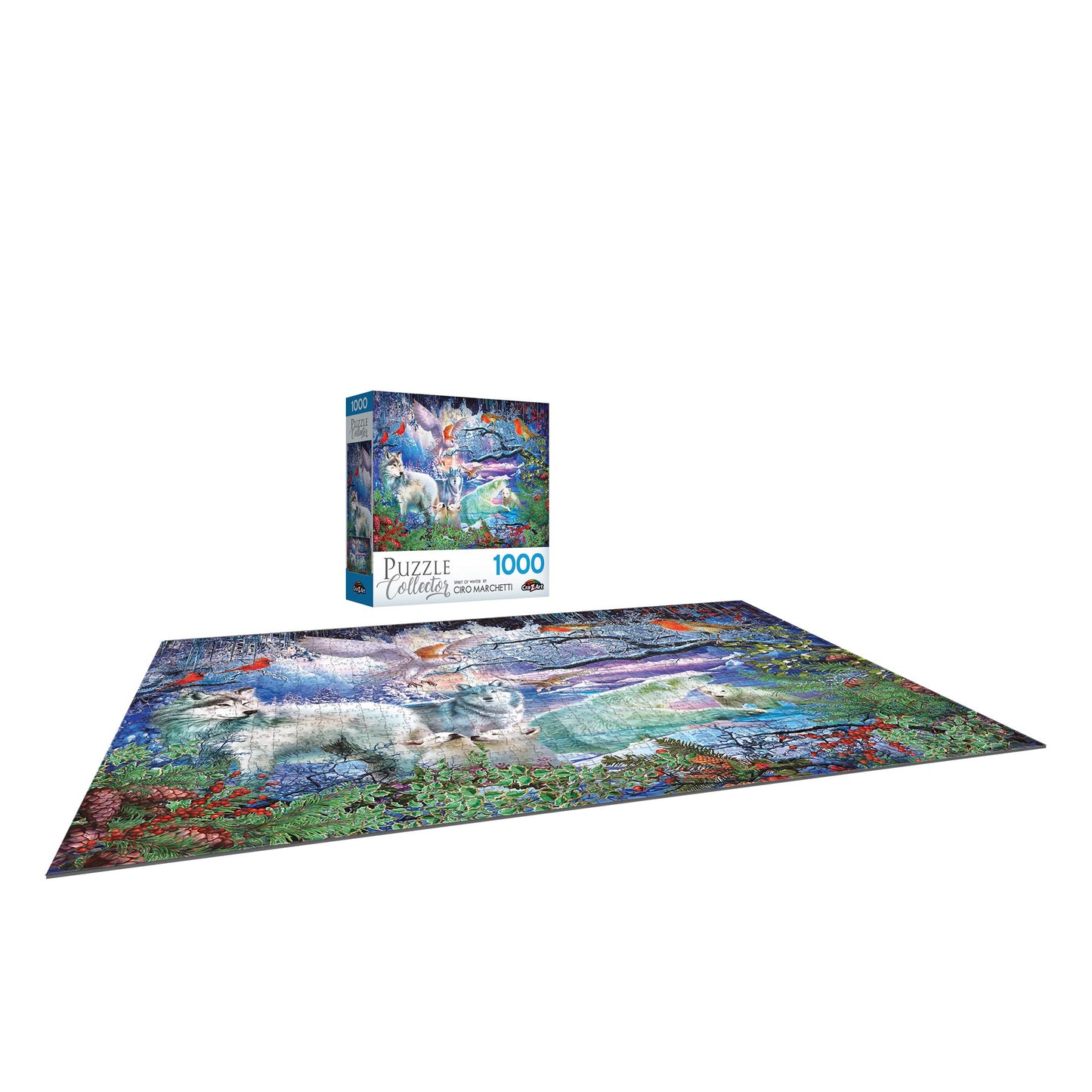 RoseArt - Puzzle Collector - Spirit of Winter - 1000 Piece Jigsaw Puzzle for Adults