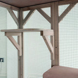 TRIXIE Outdoor Catio, Cat Enclosure with Roof, Large Cat Playpen with Platforms, Cat House, Cat Cage, Run TRIXIE