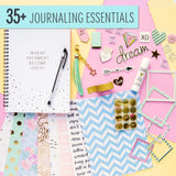 STMT D.I.Y. Dreamers Become Doers Journaling Set, Stationery Set, Bullet Journal Kit, Journaling Kit, Journals for Teen Girls, DIY Journal Set for Girls Ages - 8+ STMT