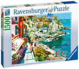 Ravensburger Romance in Cinque Terre 1500 Piece Jigsaw Puzzle for Adults - 16953 - Every Piece is Unique, Softclick Technology Means Pieces Fit Together Perfectly Ravensburger