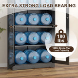 71''Glass Display Cabinet, Black Curio Cabinet With Lock, Display Case with 4 Adjustable Shelves, China Cabinets with Glass Doors,Showcase Display Cabinet ,Tall Liquor Bookshelf for Home Office Pantry TIMELESS PIECES