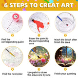 Yunruily Butterfly Book Paint by Number Adult-Butterfly Canvas Paint by Numbers for Adults,Flowers Paint by Number Kits on Canvas for Gifts Home Wall Decor(16x20inch) Yunruily