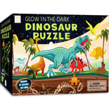 Hapinest Glow-in-The-Dark Dinosaur Jigsaw Puzzle for Kids, 100 Piece Puzzles for Kids Boys and Girls Gifts Ages 5 6 7 8 9 10 11 12 Years Old & Up, Includes 12 Dinosaur Fact Cards & LED Mini Flashlight Hapinest