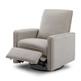 DaVinci Penny Recliner and Swivel Glider in Performance Grey Eco-Weave, Water Repellent & Stain Resistant, CertiPUR-US Certified DaVinci
