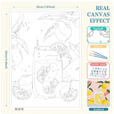 F.NIMAGOP 6 Pack Paint by Numbers Kit for Adults Beginners,DIY Acrylic Paint by Number Kits On Canvas Without Frame,Cocktail Adult Paint by Number for Home Wall Decor 7.8x11.8inch F.NIMAGOP