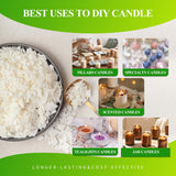 2LB Soy Wax Flakes, Natural Soy for Candle Making, Premium Candles Wax for Handmade Candles Making Supplies No additives Supplies for Container, Cup, Scented, DIY (890G / 32 OZ) Aaicandle