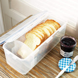 LOCK & LOCK Easy Essentials Food Storage lids/Airtight containers, BPA Free, Bread Box-21.1 Cup, Clear LocknLock