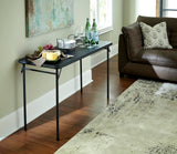 COSCO 20" x 48" Vinyl Top Folding Table, Black Cosco