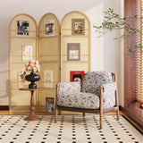 Rattan Room Divider with Built-in Bookshelf | Foldable Privacy Screen & Portable Partition for Home Office, Bedroom, Reading Nook | Wooden Frame, Freestanding Design (Natural-Rattan) Svimi