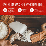 Blended Waxes, Inc. Soy Blend Paraffin Wax for Candle Making, Single Pour, Easy-to-Use Pastilles, Premium Mix of Paraffin & Soy Wax for Candles, Odorless & White, 20 lb BW Blended Waxes, Inc.