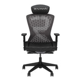 RESPAWN SPIRE Ergonomic Mesh Office Gaming Chair - High Back Home PC Computer Desk Reclining Gaming Chair, Adjustable Armrests, Adjustable Headrest, Knitted Mesh Back, Cooling Gel Seat - Stealth Black RESPAWN