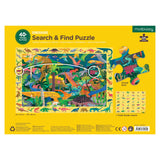 Mudpuppy Dinosaurs — 64 Piece Search & Find Puzzle Jigsaw Puzzle Featuring Diverse Prehistoric Animals and Over 40 Hidden Images to Find for Ages 4+ Mudpuppy