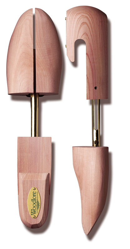 Allen Edmonds Woodlore Shoe Trees for Men 2-Pack Men's Combination Aromatic Red Cedar Shoe Trees (for Two Pairs of Shoes) Made in The USA (Medium / 9-10, Cedar)