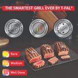 T-Fal, Electric Grill, OptiGrill Stainless Steel XL 6 Servings 9 Intelligent Automatic Cooking Modes 1800 Watts Nonstick Removable Plates, Dishwasher Safe, Panini Press Sandwich Maker T-Fal