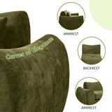 Opiesit 101.6" Modular Sectional Cloud Sofa,Floor Boneless Couch, 4-in-1 Folding Convertible Sofa Bed, Modular Cushion Couch,Suitable for Living Room,Bedroom and Recreation Room (Green) Opiesit