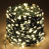 Tcamp 164FT 500 LED Christmas Lights, 8 Modes Christmas Tree Lights with Timer Memory Function, Green Wire Starry Fairy String Lights for Christmas Tree Halloween Outdoor Indoor Decor (Warm White) Tcamp