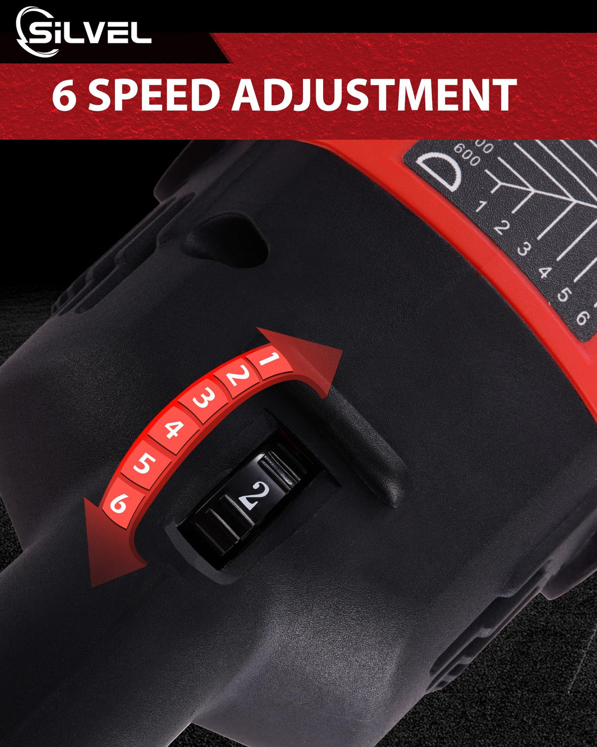 SILVEL 1400W Burnishing Polishing Machine, 110V Handheld Electric Sander Polisher Kit, Stainless Steel Polisher with 6 Speed Adjustable, 500-3000RMP for for Metal, Stainless Steel, Plastic, Wood SILVEL