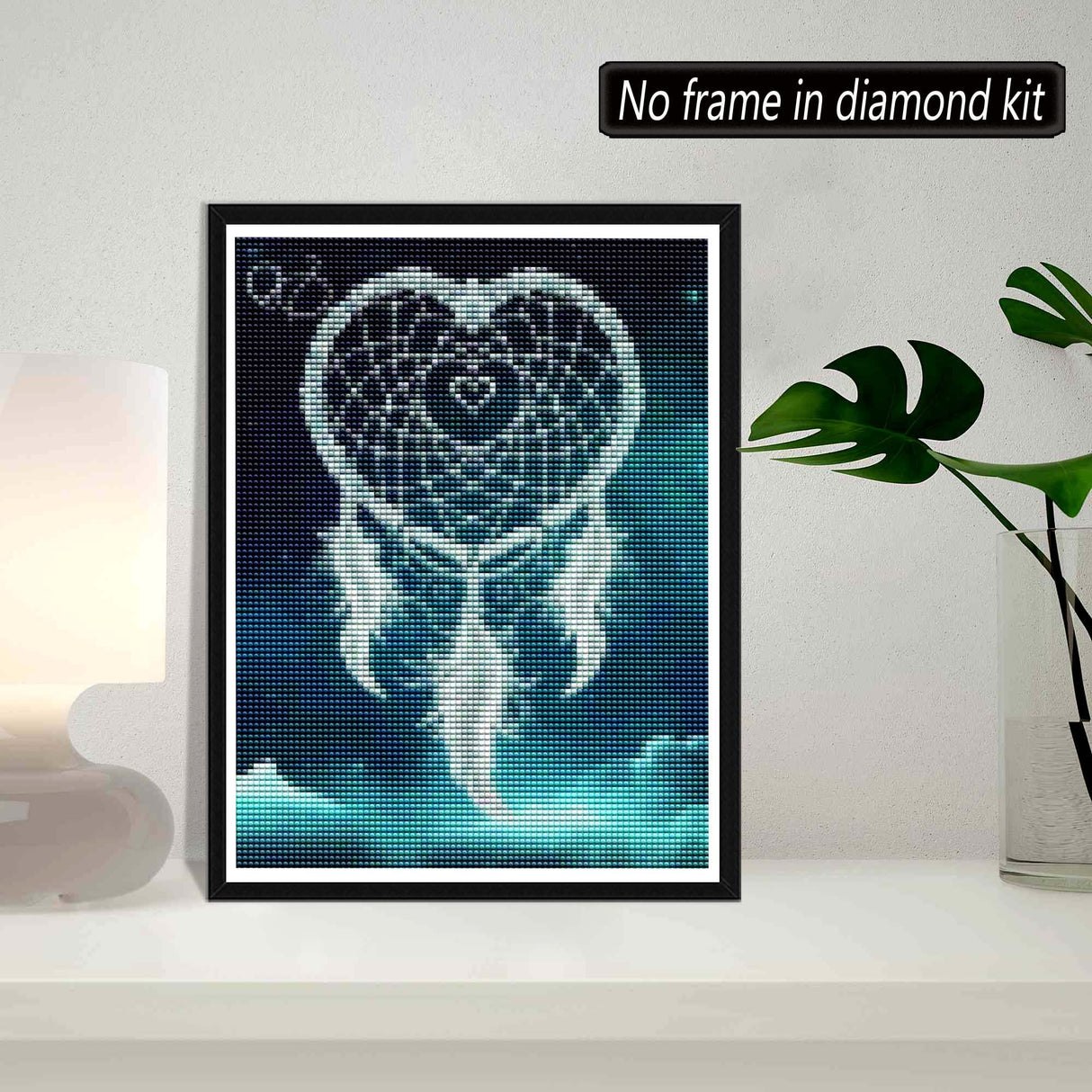 SKRYUIE 5D Diamond Painting Love Dream Catcher Full Drill by Number Kits, DIY Rhinestone Pasted Paint Set for Arts Craft Decoration 30x40cm(12x16inch) SKRYUIE