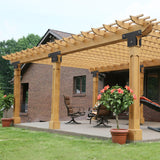 Lipshome 4Pcs Heavy Duty Pergola Brackets,Adjustable Pergola Brackets 4x4,Can be Fence Post Brackets for Metal Posts to Wood (4pcs 3-Way T Brackets) Lipshome