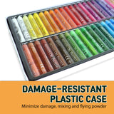 HA SHI Soft Oil Pastels Set (50 Sticks, 48 Colors) Art Supplies for Artist, Gallery Oil Painting Stick, Classroom Set, Professional Oil Crayons, Ideal for Professional Artists HA SHI