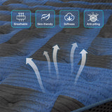 SYPIALNIA Full Mattress 14 Inch, Hybrid Mattresses Medium Firm with Gel Memory Foam & Pocketed Coils, Motion Isolation, CertiPUR-US Certified, Pressure Relief for Silent Sleep SYPIALNIA