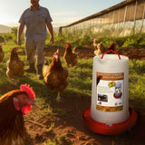 Farm Innovators Heated Chicken Waterer, Poultry Water Fountain, 3 Gallon Farm Innovators Inc.