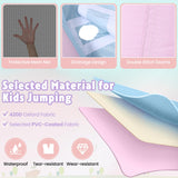 AKEYDIY Inflatable Bounce House Double Slides for Kids, Giant Bounce Castle 21.3FT x14.7FT with Pool, Multiple Game Areas and 950w Blower, for Party Holiday Outdoor Indoor (Dual Slide - Macaron) AKEYDIY