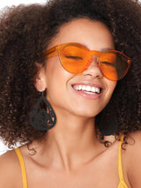 MTLEE 12 Pairs African Wooden Dangle Earrings Lightweight Drop Earrings Bohemian Pendant Jewelry Wooden Ornaments(Stylish Style,Black, Brown) MTLEE