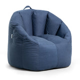 Big Joe Milano Lenox Denim Cobalt Beanbag Chair Big Joe