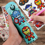 MEIEST Decorate Your Own Water Bottle with Hero 5D Diamond Art Painting Stickers Kits & Glitter Gems MEIEST