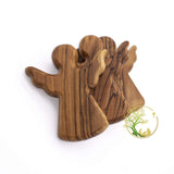 Personalized little Guardian Angel | Tiny Olive wood Pocket or Handheld Angel for protection Religious Gift for kids |Perfect Baptism Favors PHLG