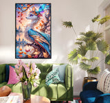 Liccyy 40 * 70CM 5D Diamond Art Painting Kits for Adults Teen Starters with Tools,DIY Full Crystal Drill Bead Art Paints by Numbers for Home Wall Decoration Gift,Phoenix Round Gems Liccyy