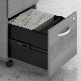 Bush SCF216PGSU 3-Drawer Vertical File Cabinet Locking Letter/Legal Platinum Gray 20-Inch D Bush Business Furniture