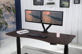 ApexDesk K Series 71" Height Adjustable Standing Desk with Memory Controller, Walnut ApexDesk