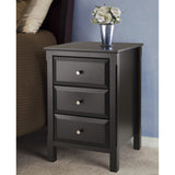 WINSOME Timmy Accent Table, Black Winsome