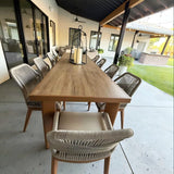 PURPLE LEAF 11 Pieces Patio Dining Set Aluminum Modern Rectangular Table and Wicker Chairs with Cushions for Kitchen Porch Garden Outdoor Furniture Sets PURPLE LEAF