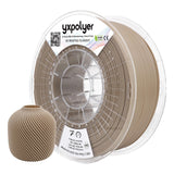 YXPOLYER ABS Filament Marble Series 3D Printing Filament 1.75mm 1kg, Grey Beige Textured Tan 3D Printer Filament High-Heat, High-Strength & Moisture-Resistant, with Upgrade AMS-Compatible Spool yxpolyer