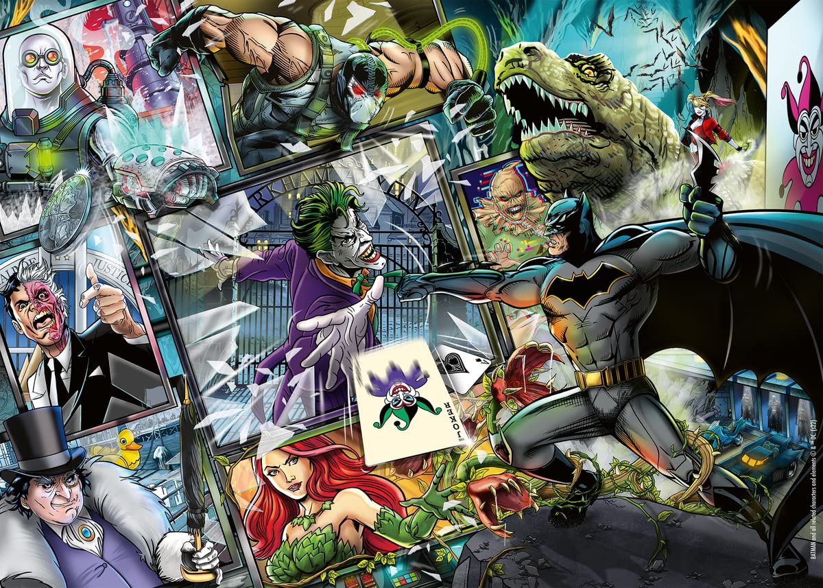 Ravensburger Batman Collector’s Edition 1000 Piece Jigsaw Puzzle | Premium Quality | Unique Softclick Technology | Ideal for Comic Book Fans and Puzzle Enthusiasts Ravensburger