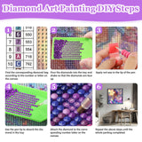 MAXBYE Diamond Paintings of Magic Elf, Fairy Diamond Art Kits for Adults, 5D Butterfly Girl Diamond Art Kits, Diamond Paintings for Home Décor Items, Extra 30% Diamonds, 12x12in MAXBYE