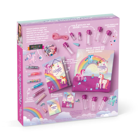 Craft-tastic – DIY Unicorn Potions Craft Kit – Includes Book with Magical Recipes, Enchanted Ingredients, Cabinet & More – Arts & Crafts for Kids – Fun, Creative & Unique Gift Craft-tastic