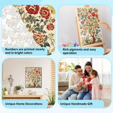 Mnsdiyrs Tree of Life Paint by Numbers Kit for Adults, Paint by Numbers for Adults Tree, Acrylic Painting by Numbers Kits Canvas for Gift Home Wall Decor 16x20 Inch Mnsdiyrs