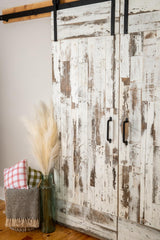 Vintage Harvest Whitewashed Reclaimed Barn Wood Wall Planks- Rustic Kiln Dried Wood Panels, Easy to Install, DIY Accent Wall for Your Home (10 Square ft.) VINTAGE HARVEST RECLAIMED LUMBER U.S.A.