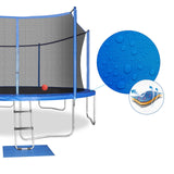 ACWARM HOME 12FT Trampoline Safety Pad Replacement Round Spring Protection Cover, Fits 12ft Frames, Water-Resistant Trampoline Accessories, No Holes for Poles (Blue, 12ft) ACWARM HOME