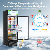 BODEGACOOLER Glass door commercial refrigerators, 9 cu.ft commercial beverage refrigerator, glass door display refrigerator for beer,bar,drink, Commercial fridge, Commercial merchandiser refrigerator. BODEGA