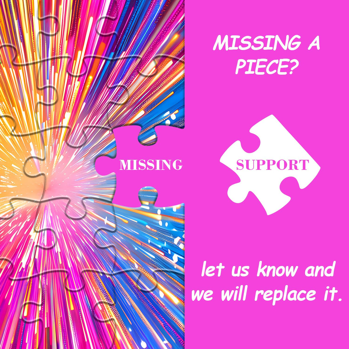 Impossible Puzzles for Adults 1000 Piece, Hard Difficult Puzzles Light, Colorful Rainbow Gradient Puzzle, Challenging Jigsaw Puzzles PICKFORU