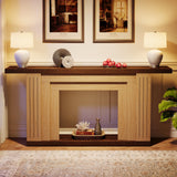 Tribesigns Unique Farmhouse Console Table, 71-Inch Wood Entryway Table with Robust Load-Bearing, Modern Sofa Table Entrance Foyer Accent Table for Living Room, Bedroom, and Hallway Tribesigns