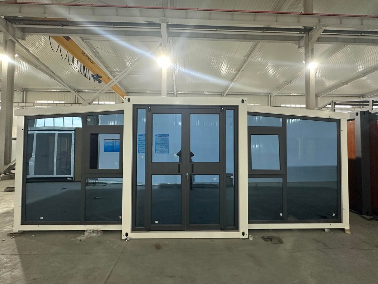20ft/40ft Storm-Proof Modular Prefab Home | DIY Flat-Pack Kit with Full Kitchen & Bathroom | CE Certified | 10-Year Structural Warranty | Customizable Add-Ons Available Generic